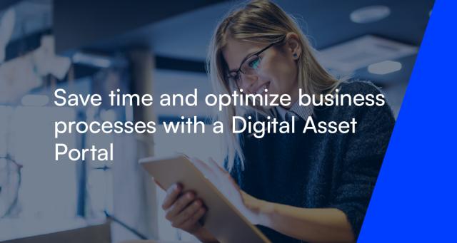 Save time and optimize business processes with a Digital Asset Portal